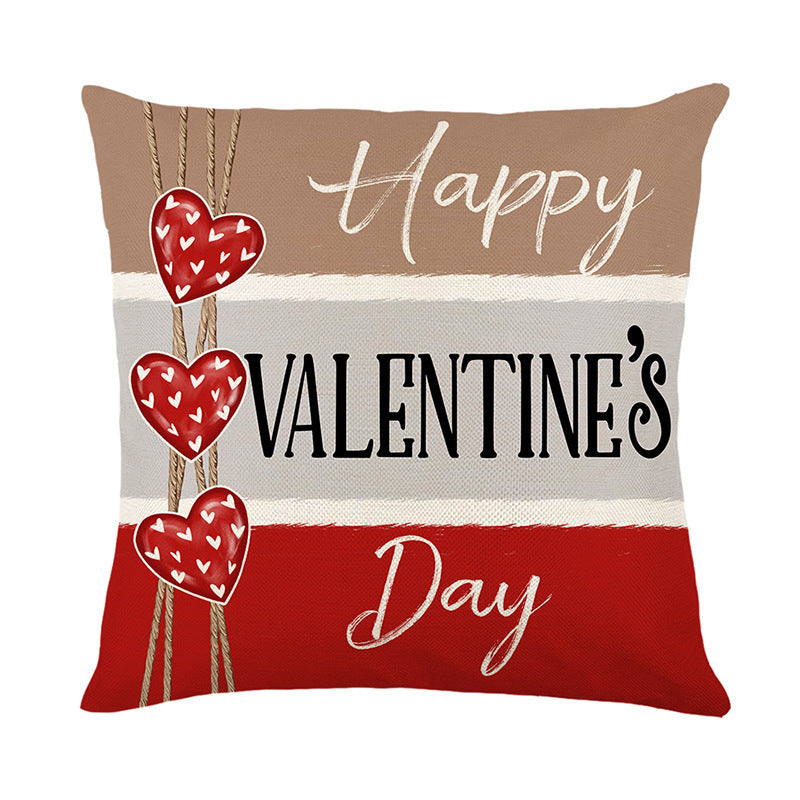 "HAPPY VALENTINES" PILLOW