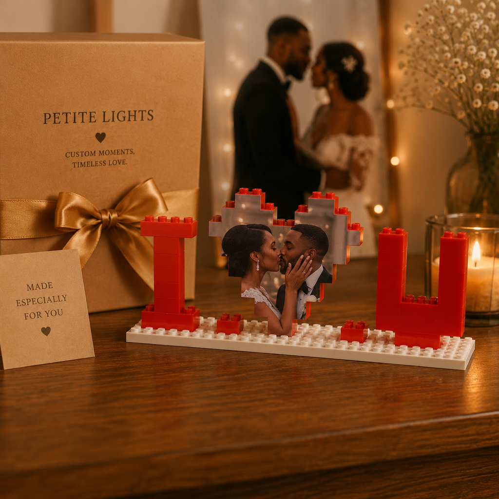 PETITE LIGHTS " I LOVE YOU" BLOCKS PETITE LIGHTS