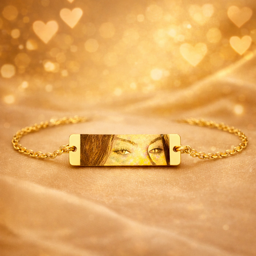 ZARTES LICHTERAUGEN-FOTO-HALSKETTE