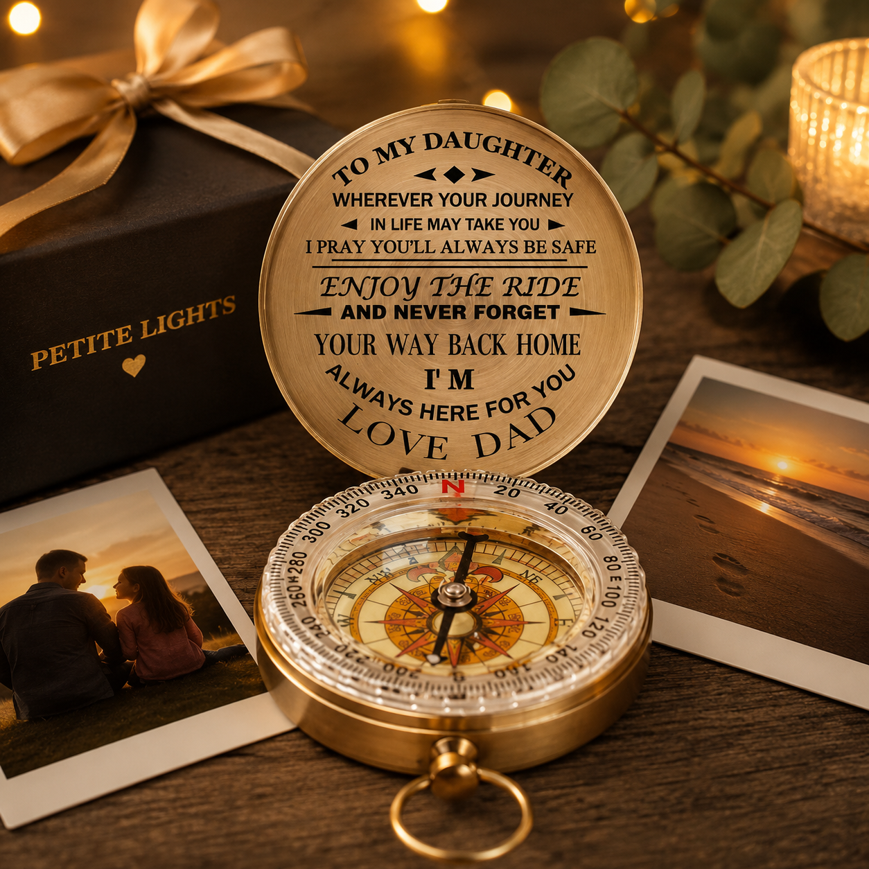 PETITE LIGHTS LOVE COMPASS PETITE LIGHTS