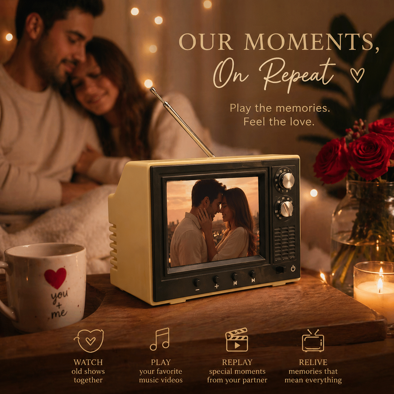 PETITE LIGHTS RETRO MINI TV PETITE LIGHTS