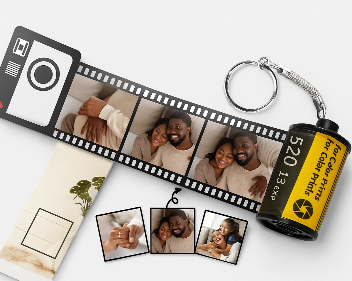 Mini Film Keychain PETITE SCRAPBOOK® FILM ROLL KEYCHAIN – PETITE LIGHTS