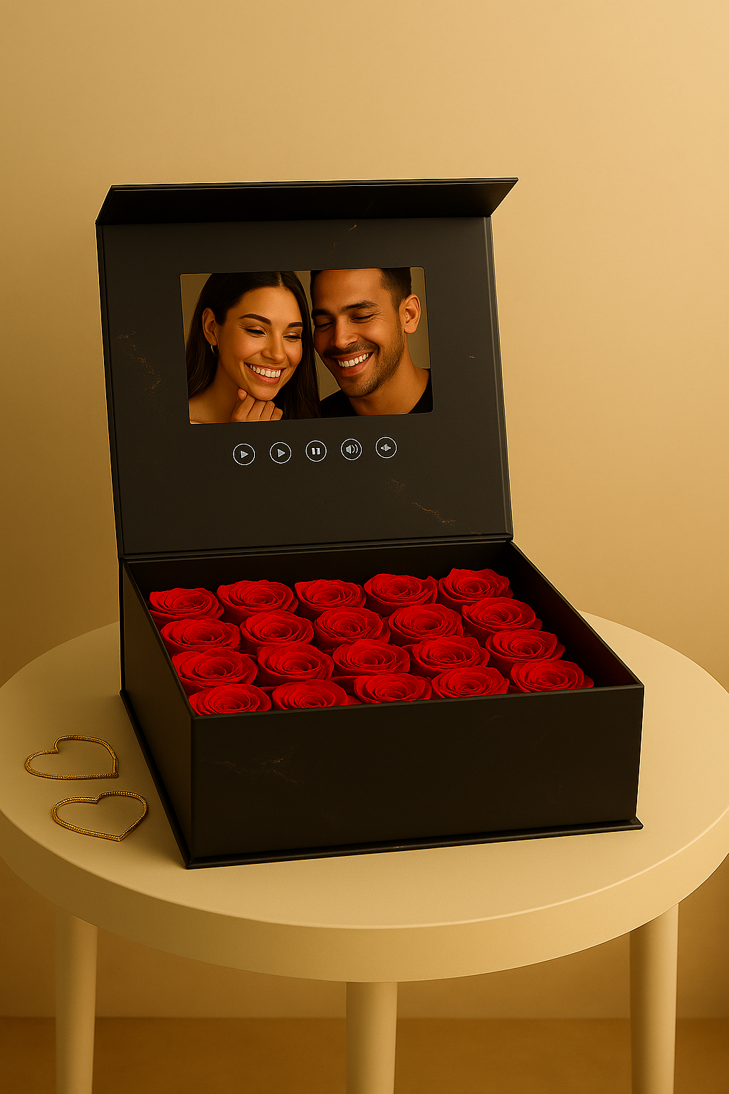 PETITE LIGHTS ROSES + VIDEO BOX