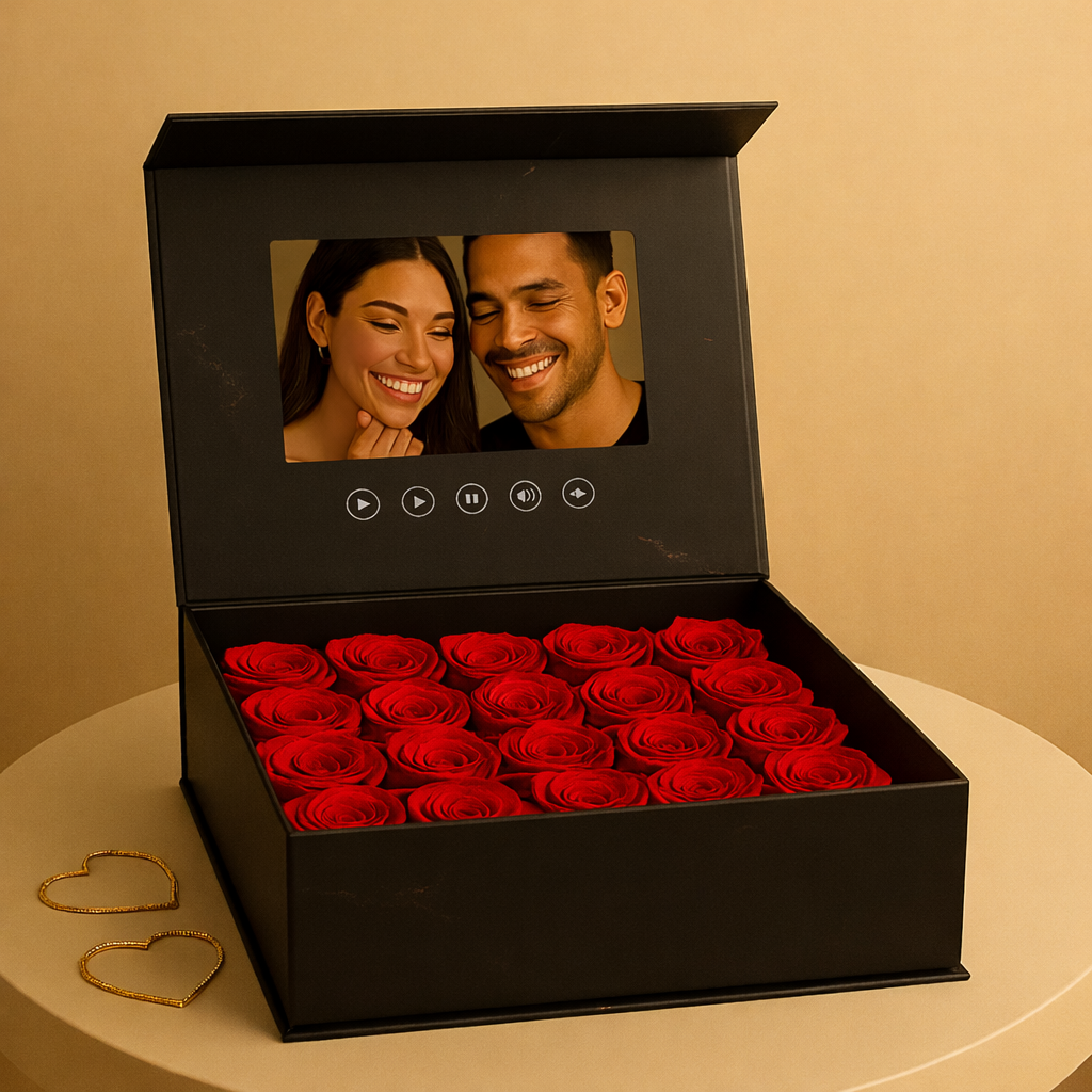 PETITE LIGHTS ROSES + VIDEO BOX PETITE LIGHTS