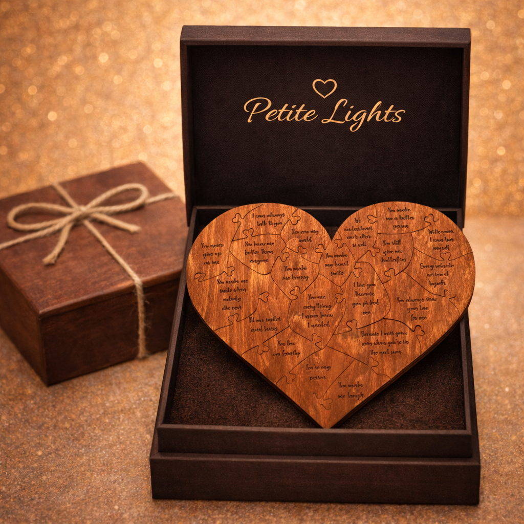 100 'REASONS WHY I LOVE YOU' PUZZLE PETITE LIGHTS