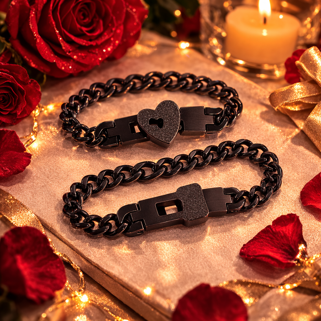 Concentric Lock Press Sand Bracelet Titanium Steel Jewelry PETITE LIGHTS