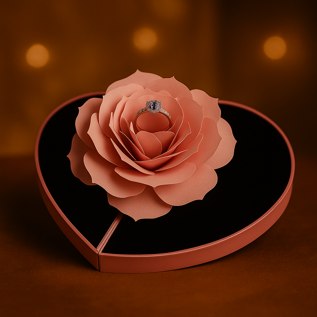 PETITE LIGHTS HEART BOX