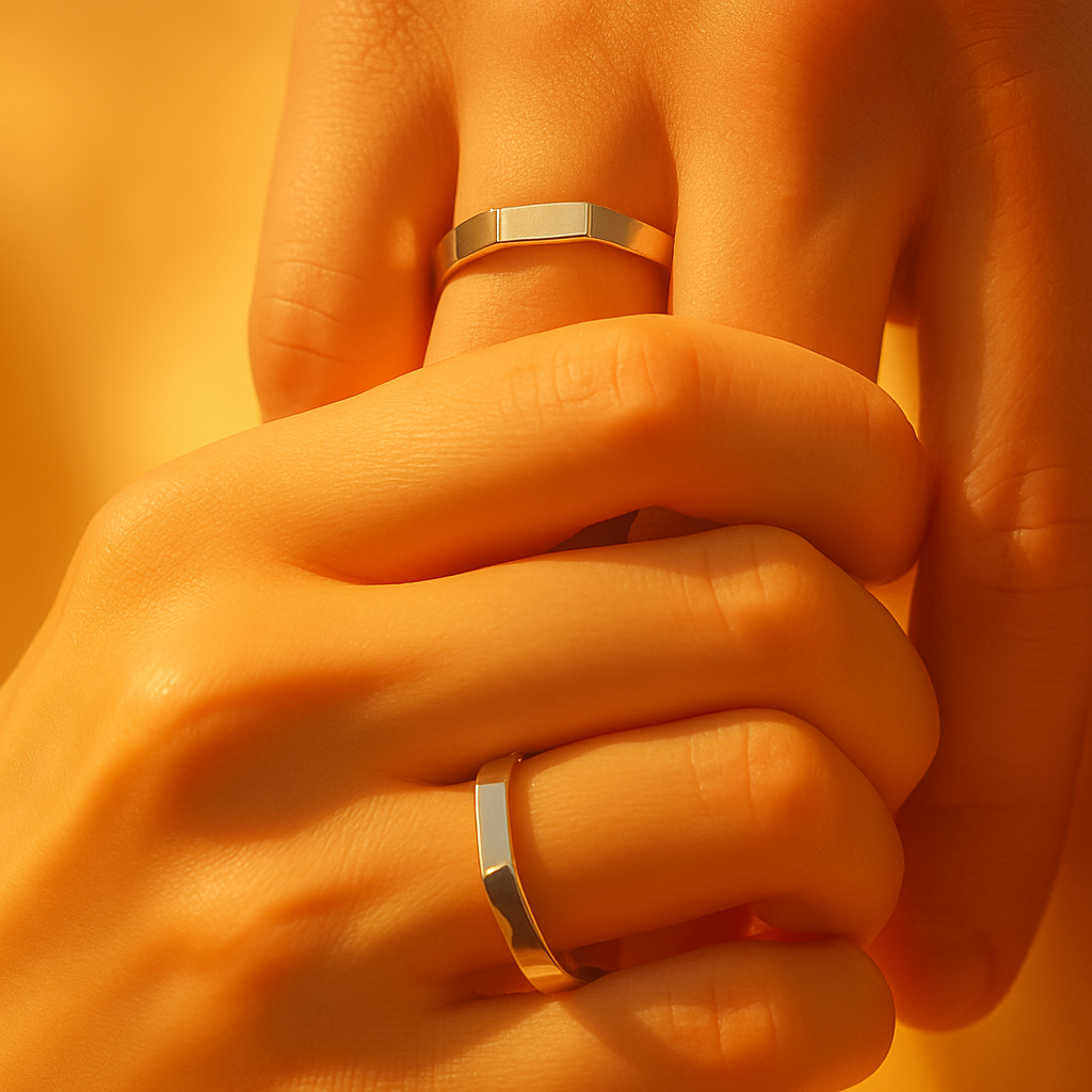 PETITE LIGHTS SOULMATE RING SET