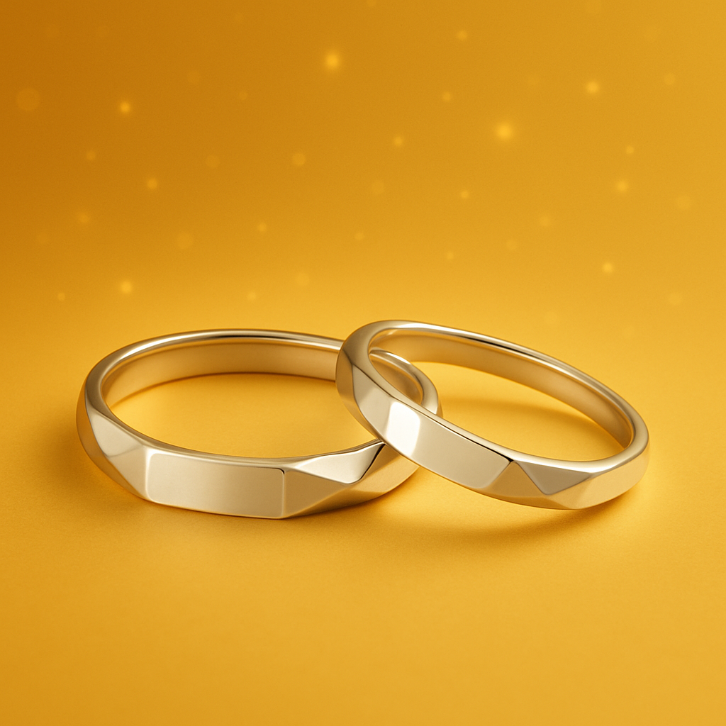 PETITE LIGHTS SOULMATE RING SET