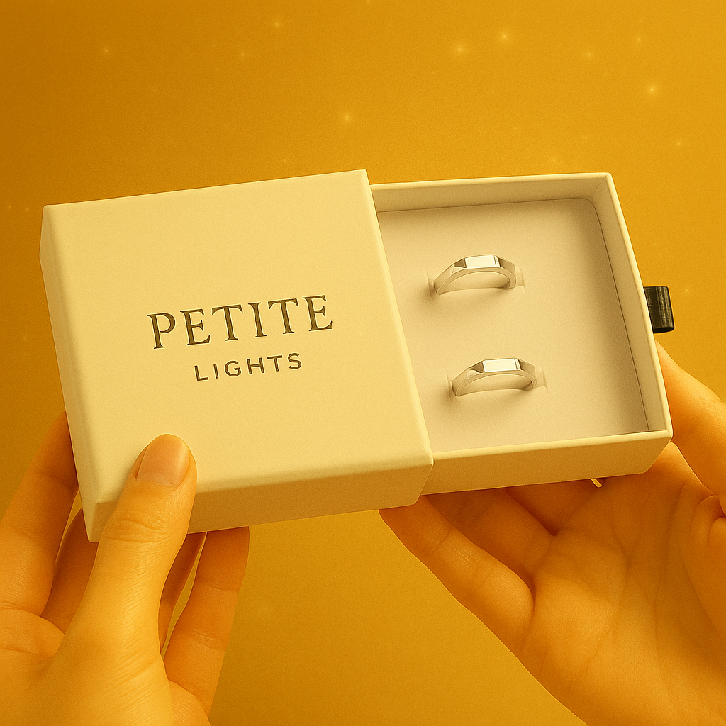 PETITE LIGHTS SOULMATE RING SET