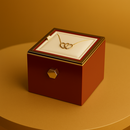 ETERNAL LOVE ROSE BOX W/ NECKLACE