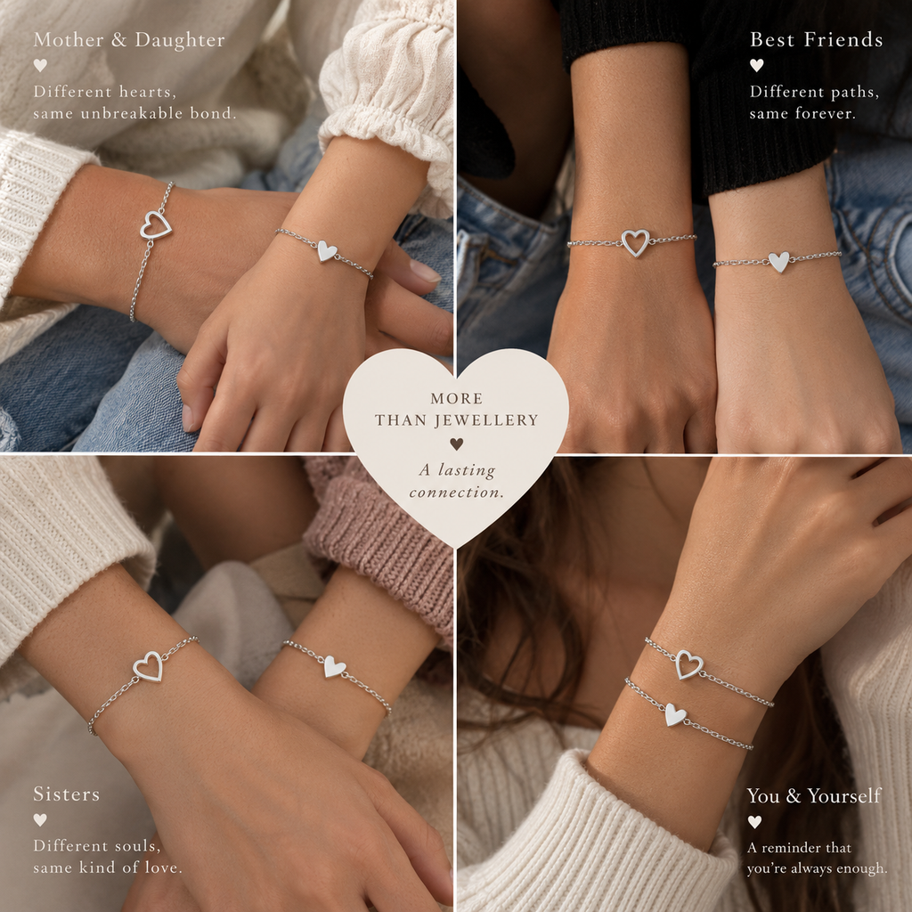Amazon Cross-Border Stainless Steel Heart Bracelet PETITE LIGHTS