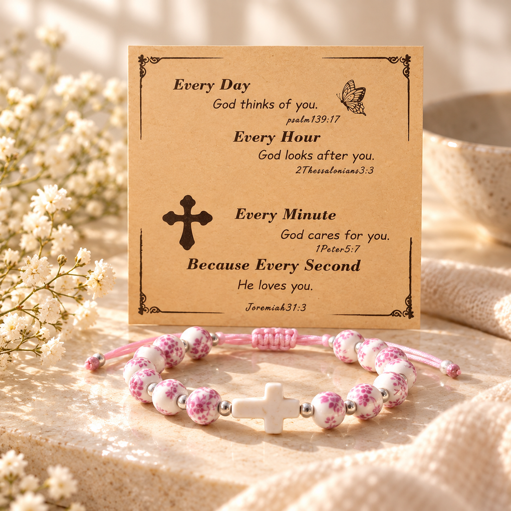 PETITE LIGHTS CROSS BRACELET