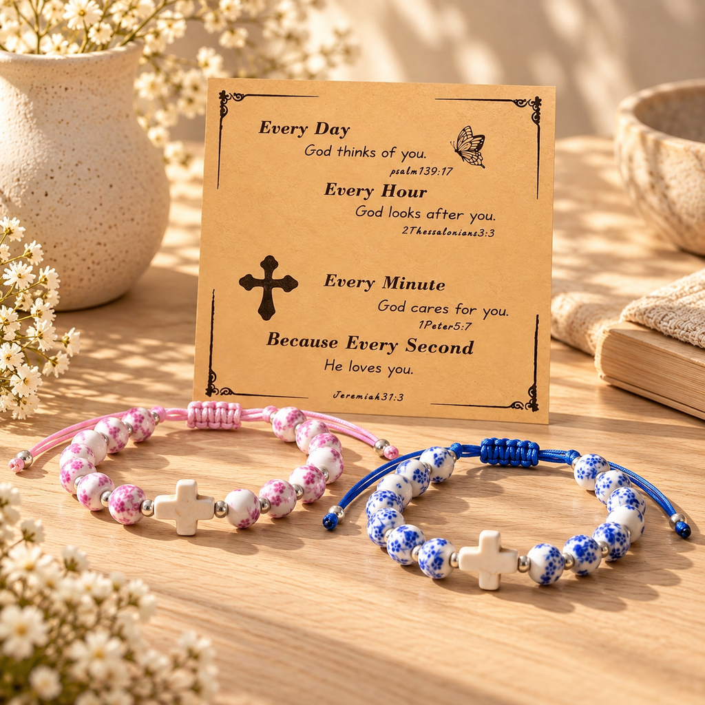 PETITE LIGHTS CROSS BRACELET