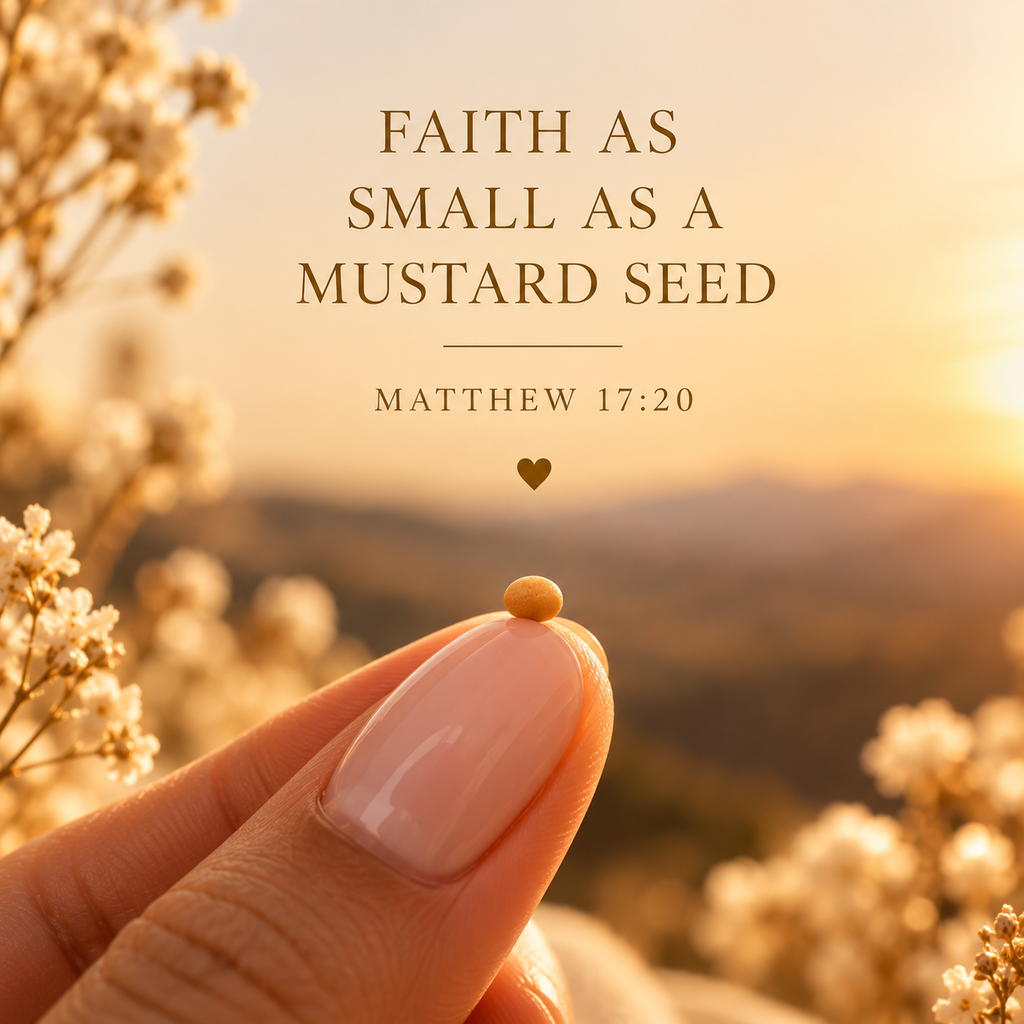 PETITE LIGHTS MUSTARD FAITH NECKLACE