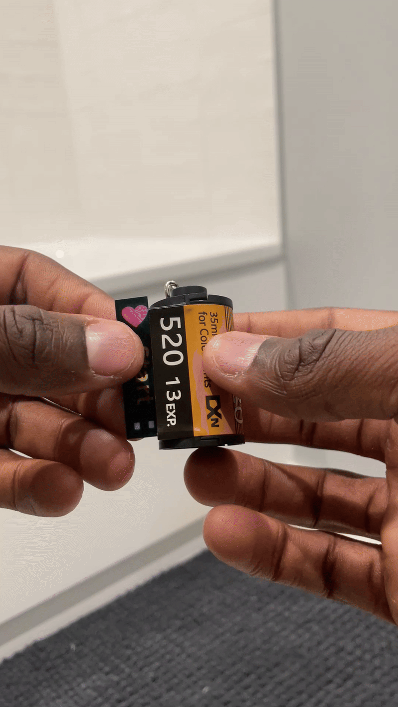 PETITE SCRAPBOOK® FILM ROLL KEYCHAIN