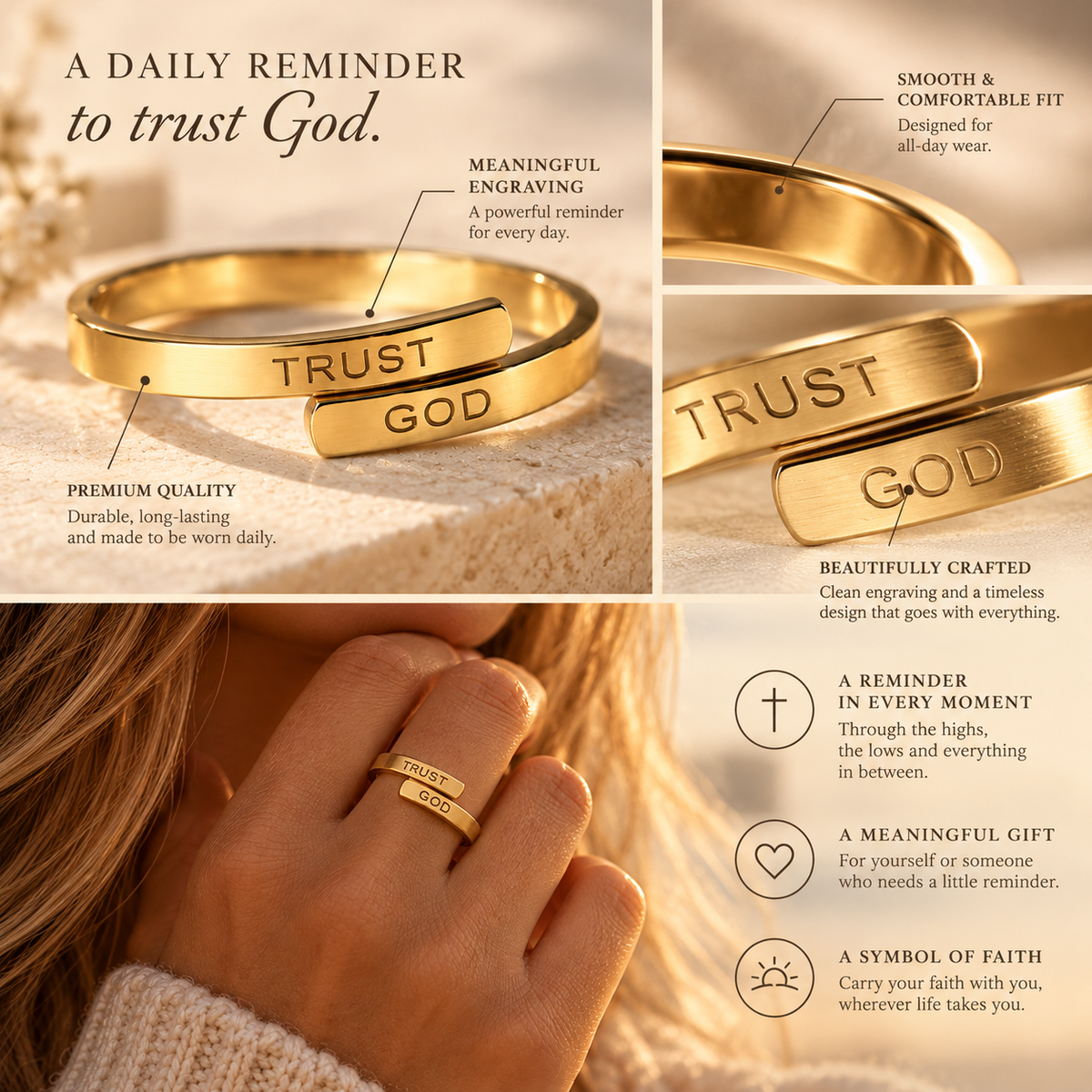 PETITE LIGHTS FAITH RING