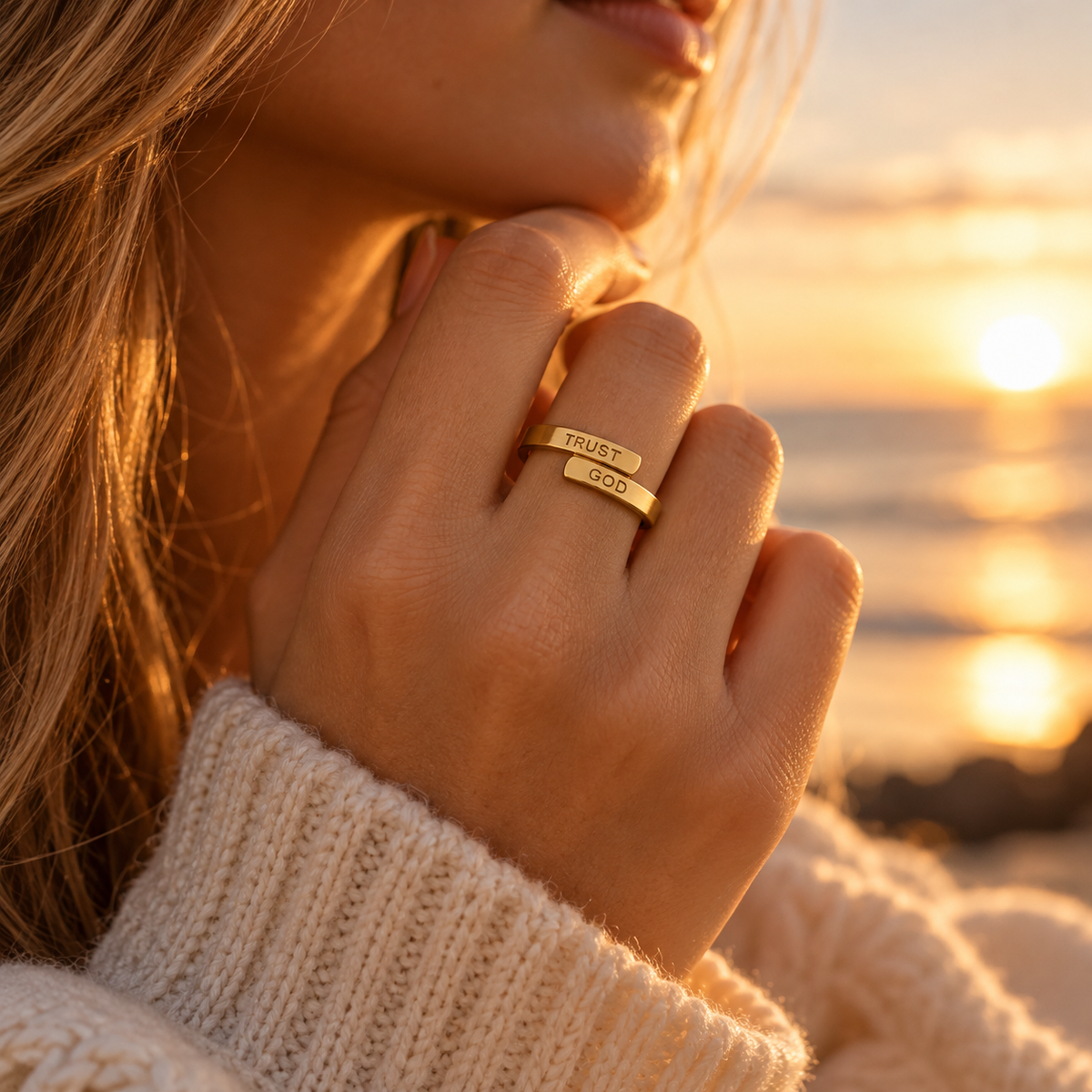PETITE LIGHTS FAITH RING