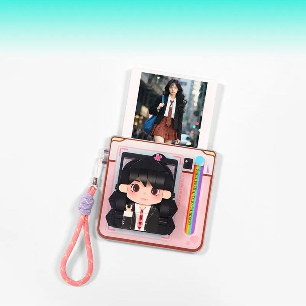 Photo Portrait Custom Building Block DIY Refrigerator Sticker PETITE LIGHTS
