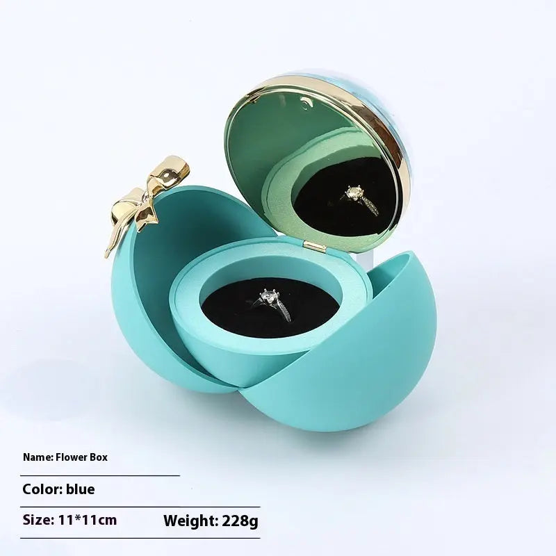 Spherical Bowknot Magnetic Necklace Jewelry Box PETITE LIGHTS