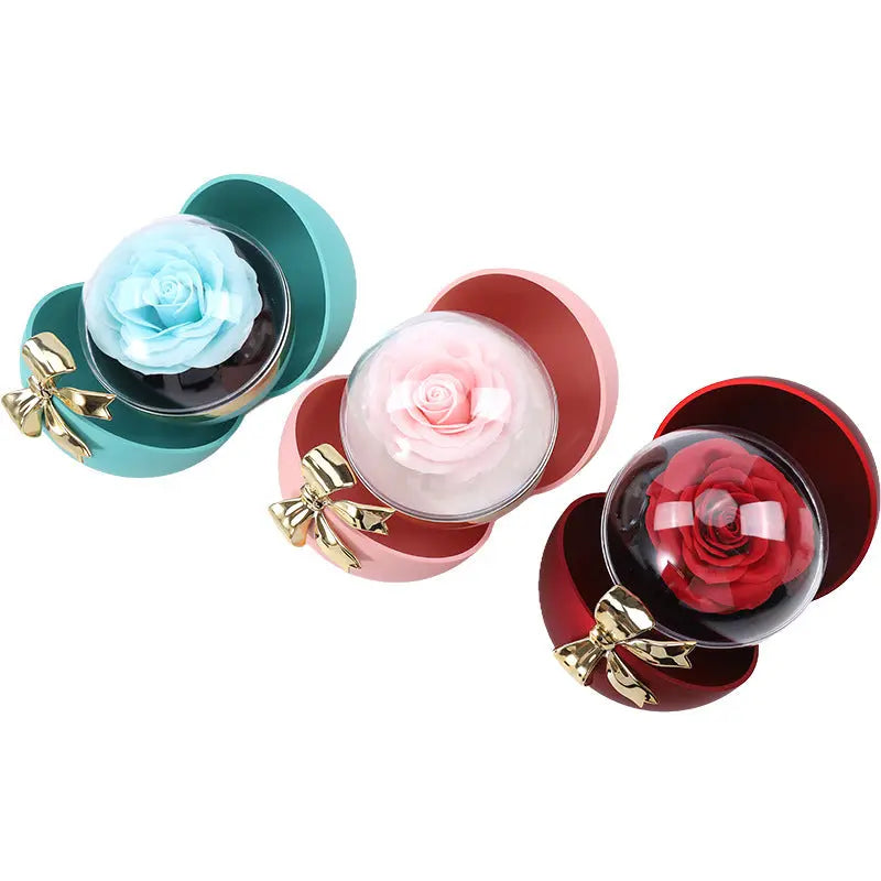 Spherical Bowknot Magnetic Necklace Jewelry Box PETITE LIGHTS